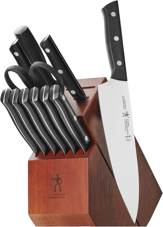 HENCKELS Dynamic Razor-Sharp 12-Piece Knife Set, Chef Knife, Bread Knife, Steak Knife, German Engineered Informed by 100+ Years of Mastery